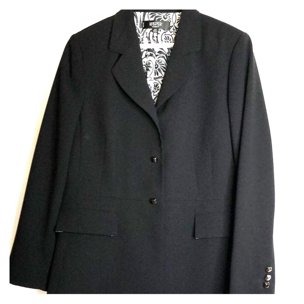 Petite Navy Jacket with Flattering Shaping